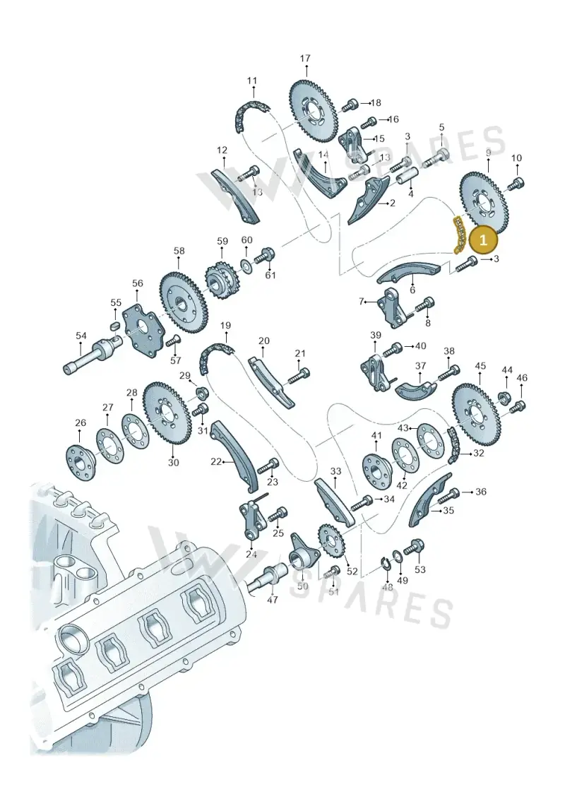 05A109229 Volkswagen Timing Chain