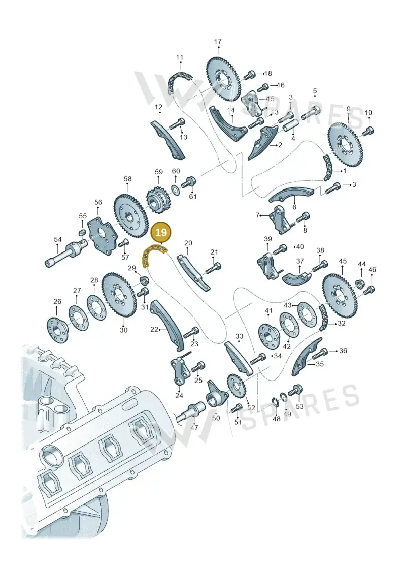 05A109229A Audi Timing Chain