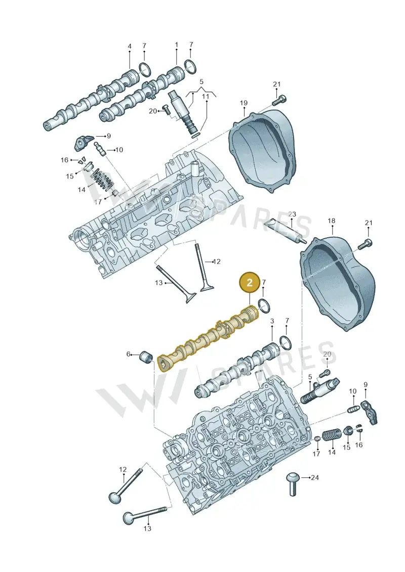 06E109022H Volkswagen Camshaft