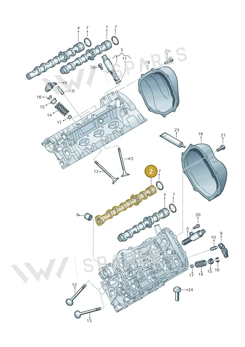 06E109022K Volkswagen Camshaft