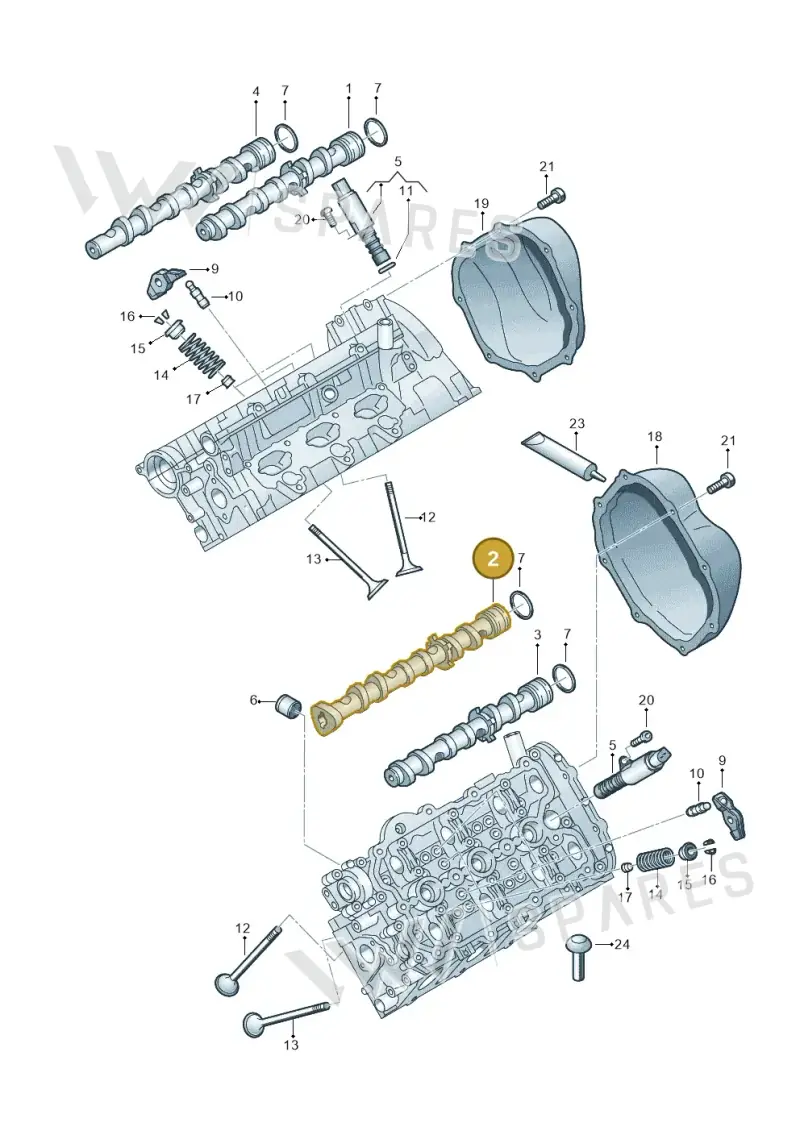 06E109101BD Volkswagen Camshaft