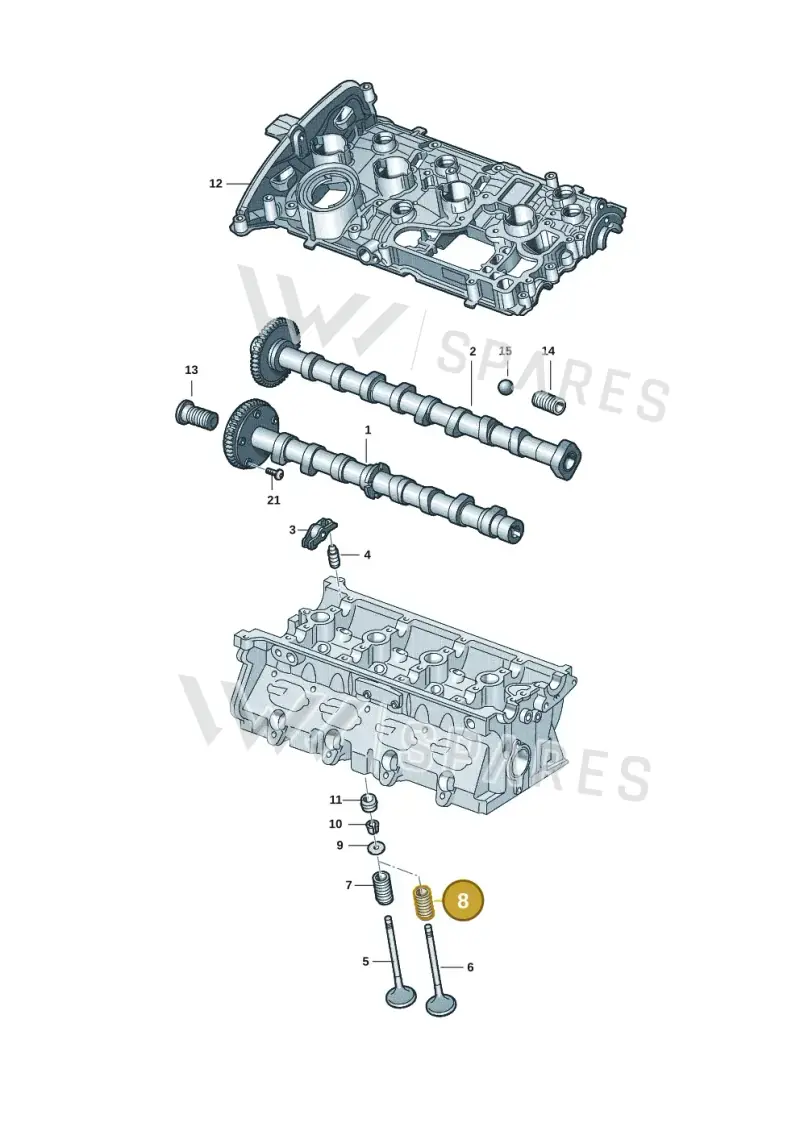06E109623AK Audi Valve Spring