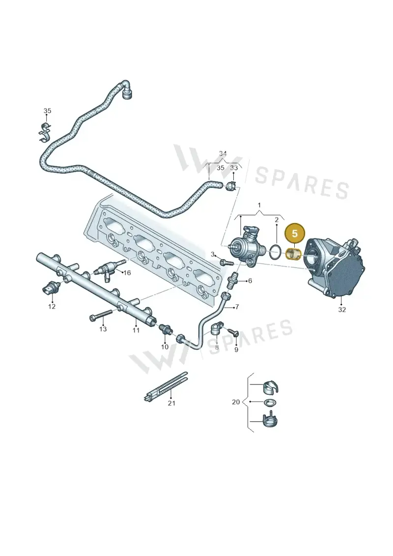 06L109311A Volkswagen Pushrod