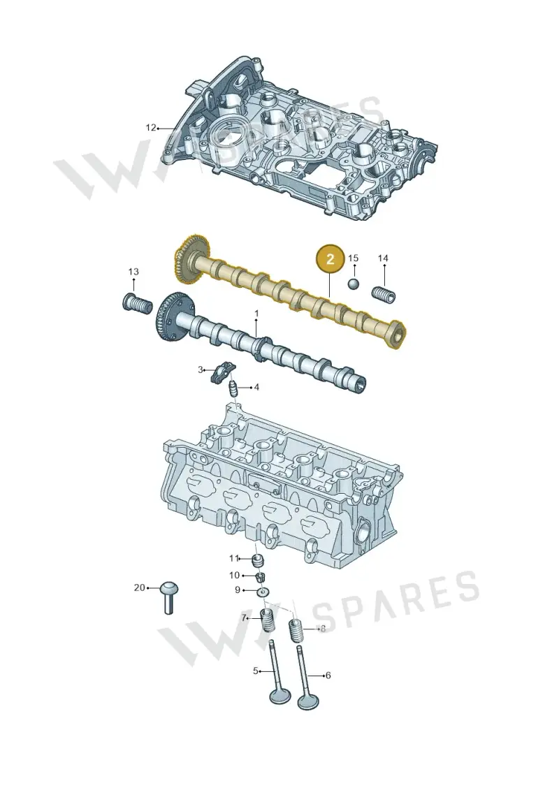 06N109022D Audi Camshaft