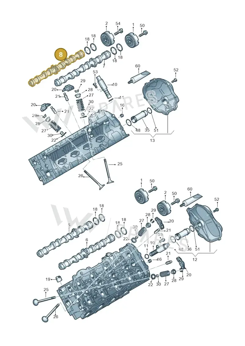 079109003GQ Volkswagen Camshaft
