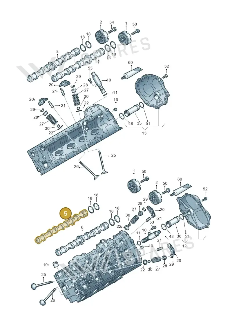079109003GT Volkswagen Camshaft