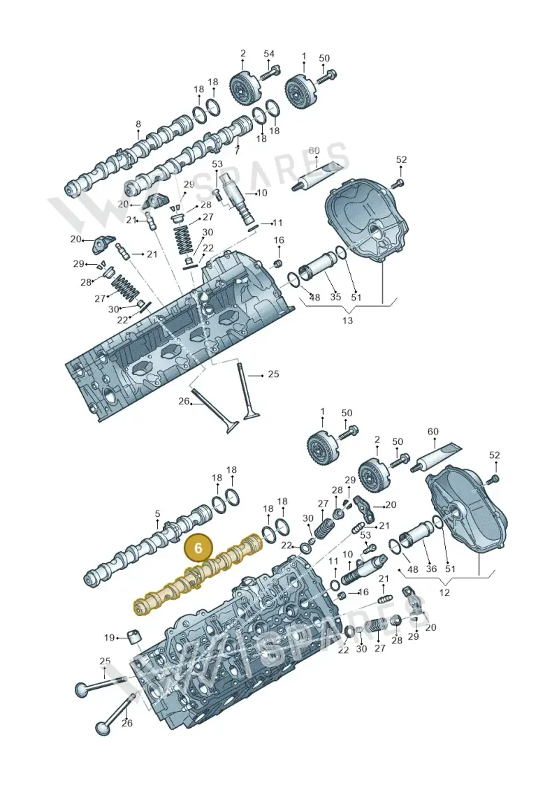079109003HA Volkswagen Camshaft