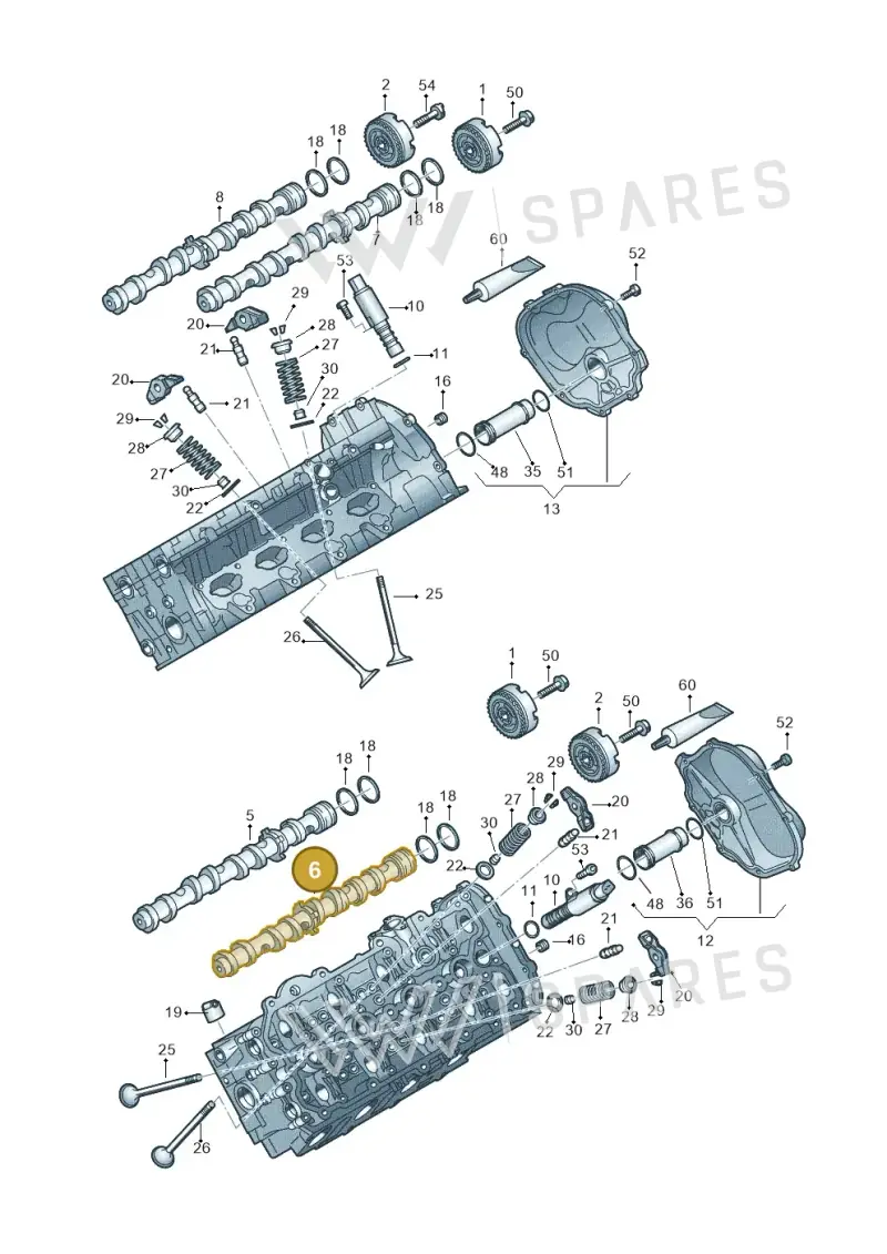 079109003HB Volkswagen Camshaft