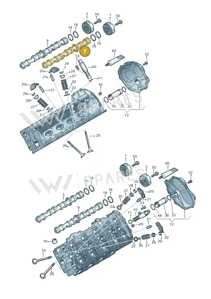 079109101DM Volkswagen Camshaft