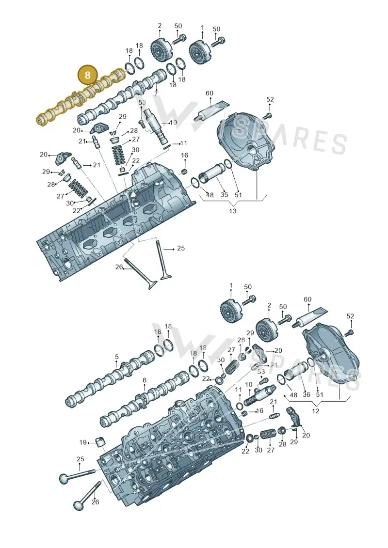 079109102CT Volkswagen Camshaft
