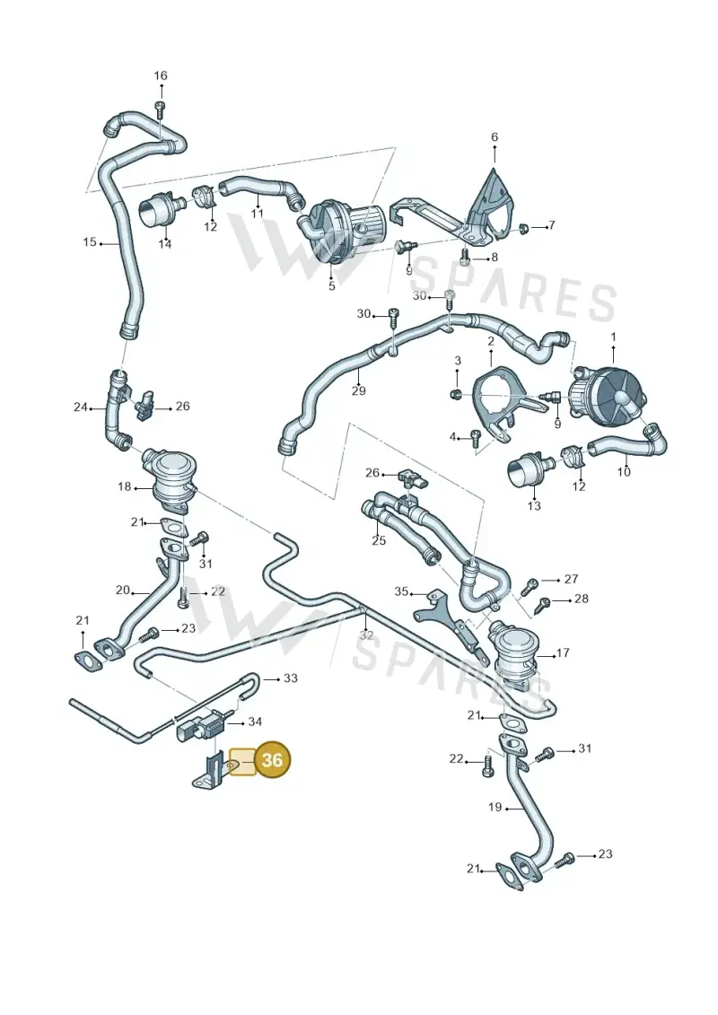 079131327 Audi Bracket