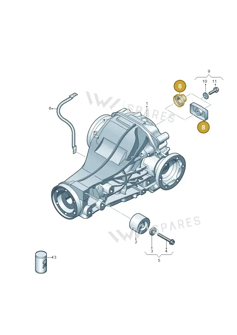 0BC525526 VAG Anti-Vibration Mass