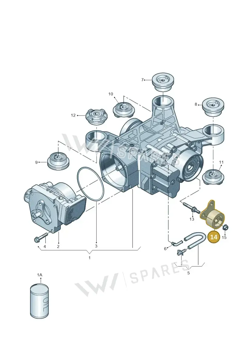 0CQ525526 Audi Anti-Vibration Mass
