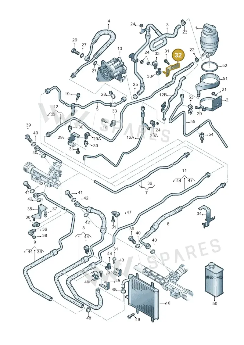 423422163B Audi Mounting Bracket