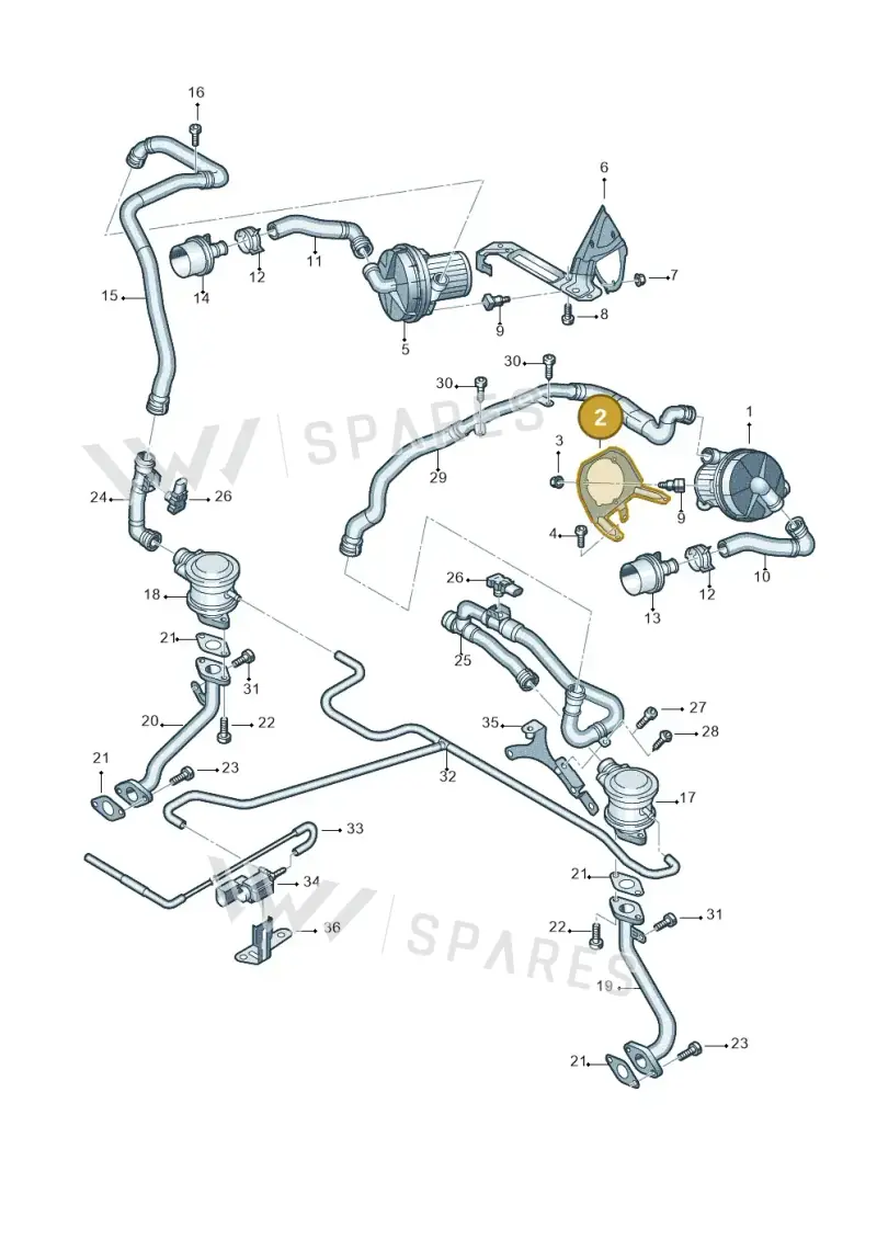 427906407A Audi Support For Pump