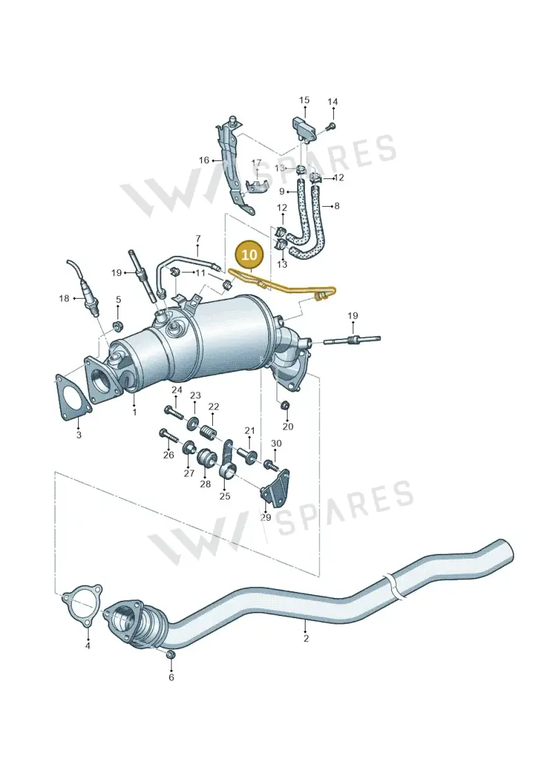 8K0131205B Audi Connecting Hose