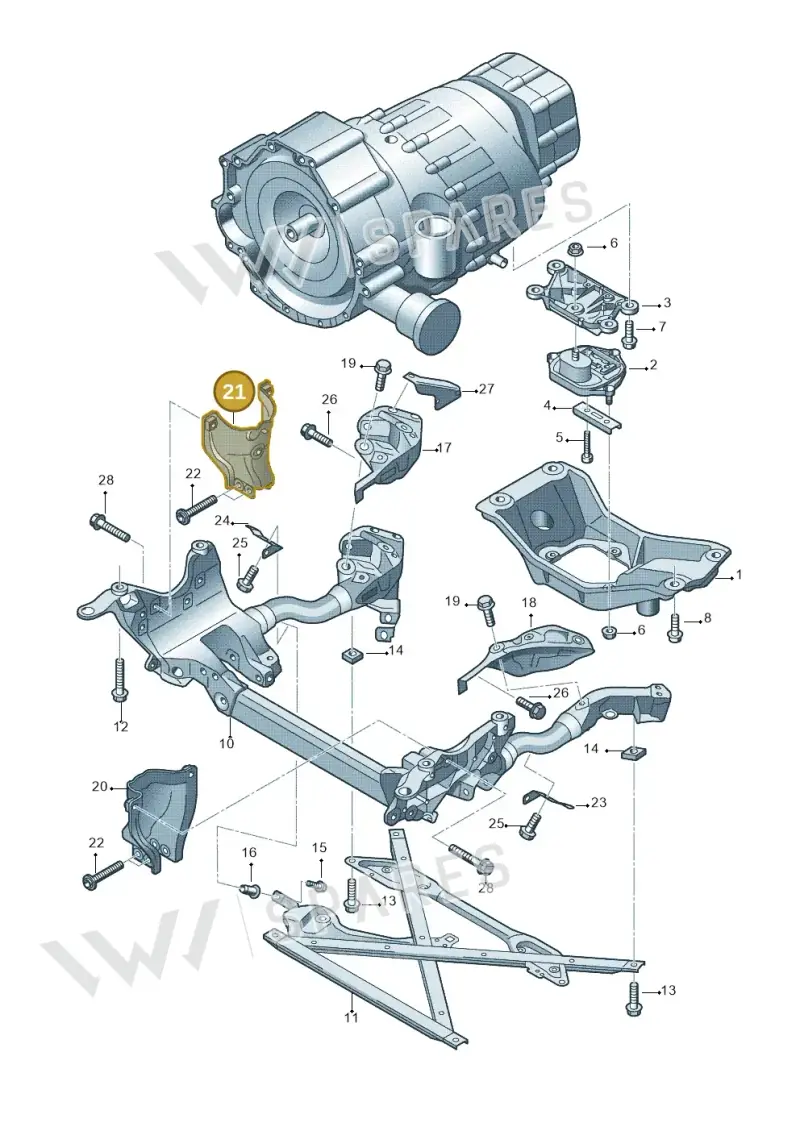 8K0399060 Audi Support Bracket
