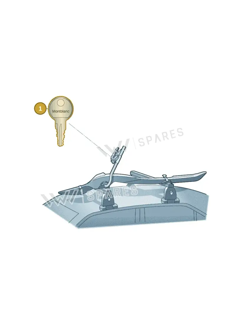 000092795AB Volkswagen Replacement Key