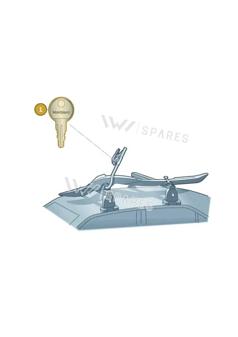 000092795AD Volkswagen Replacement Key