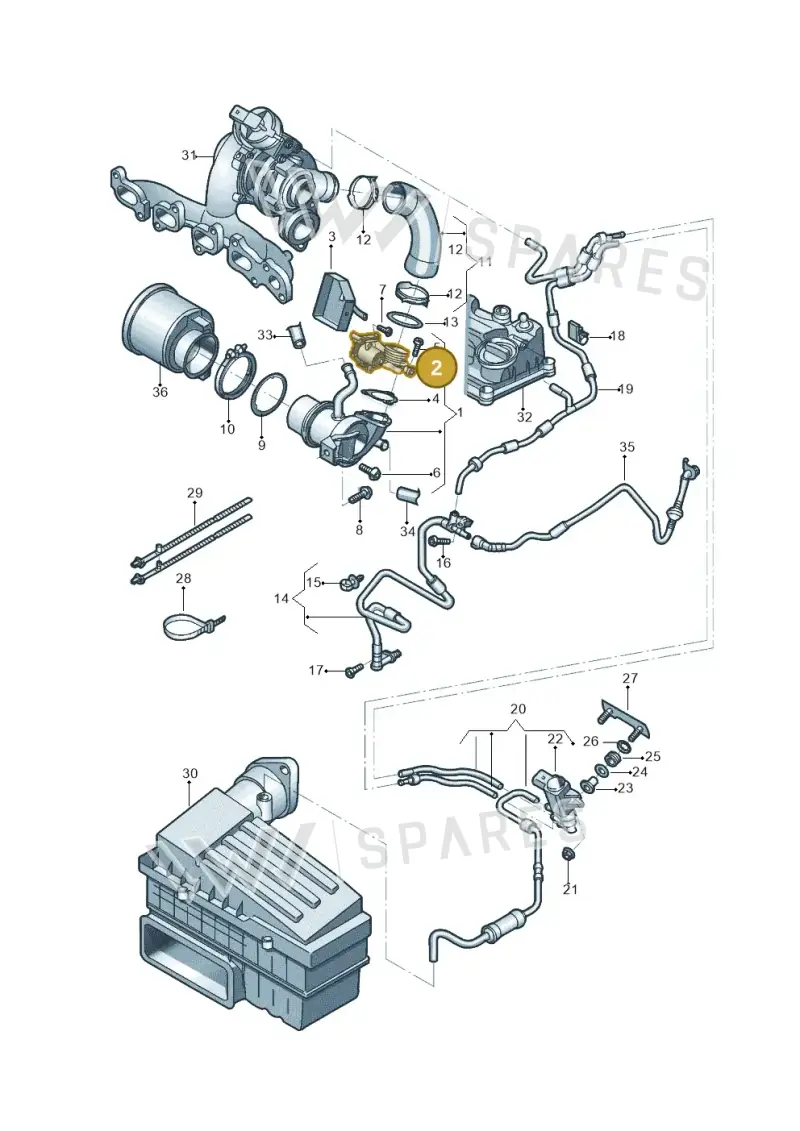 04L131501L Volkswagen Exhaust Recirculation Valve