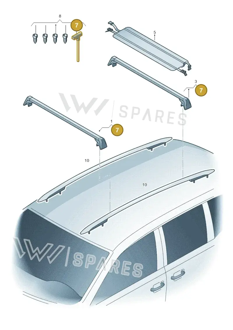 1T0860097 Volkswagen Code Key