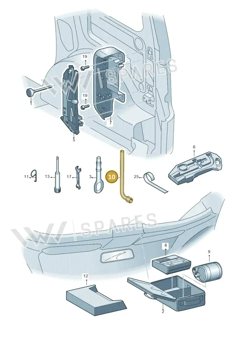 2K0012219 Volkswagen Key