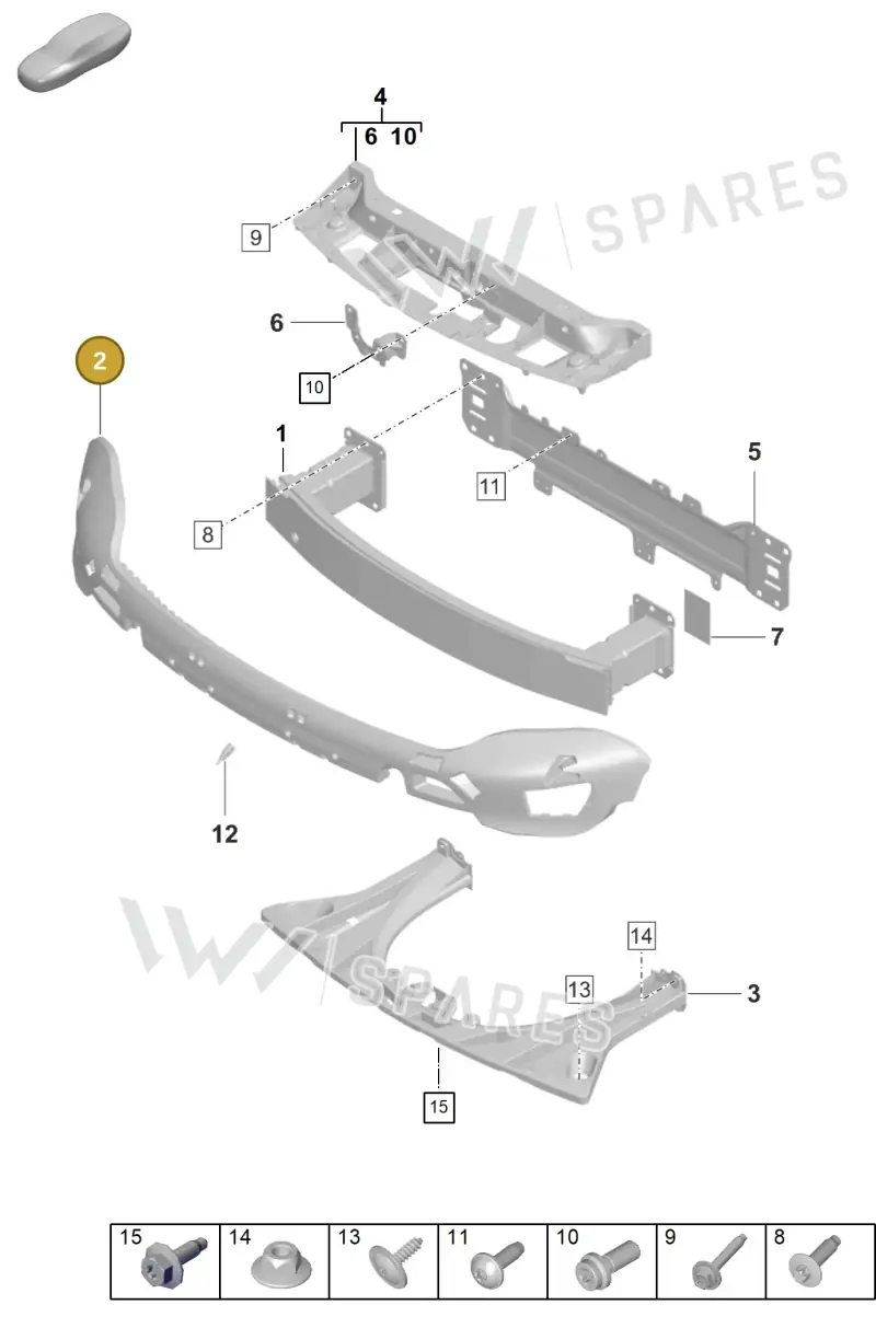 9J1807549 — Porsche Taycan Sport Turismo (2019-2024) diagram p56802400, position 2