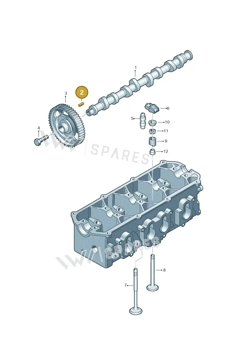 N0149461 Volkswagen Feather Key
