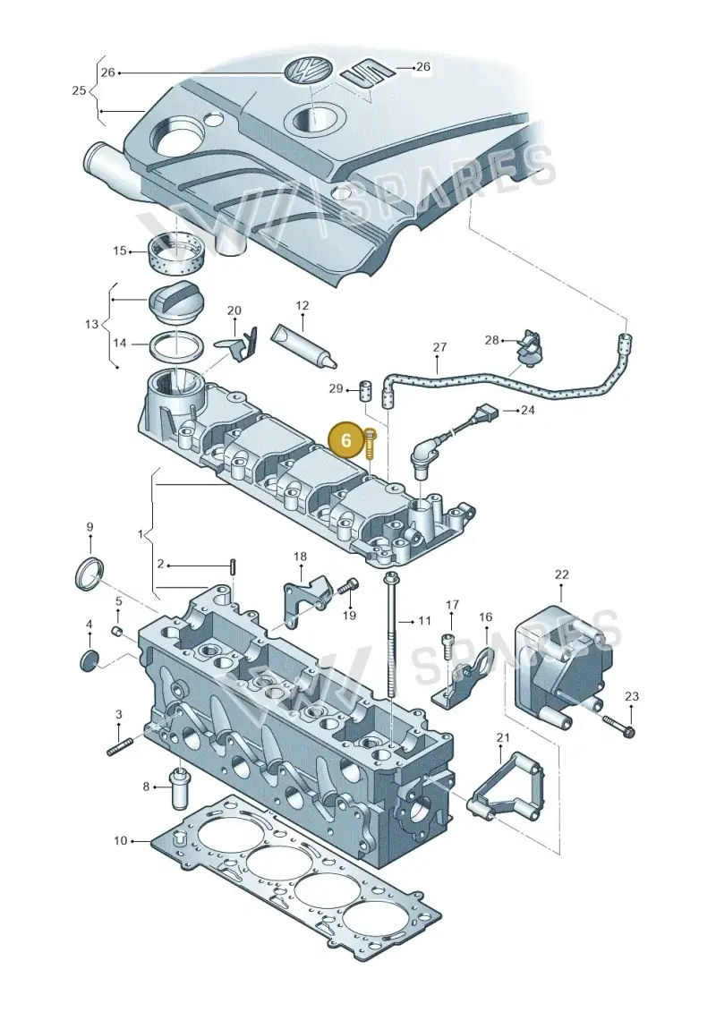 N10430503 Volkswagen Hexagon Bolt