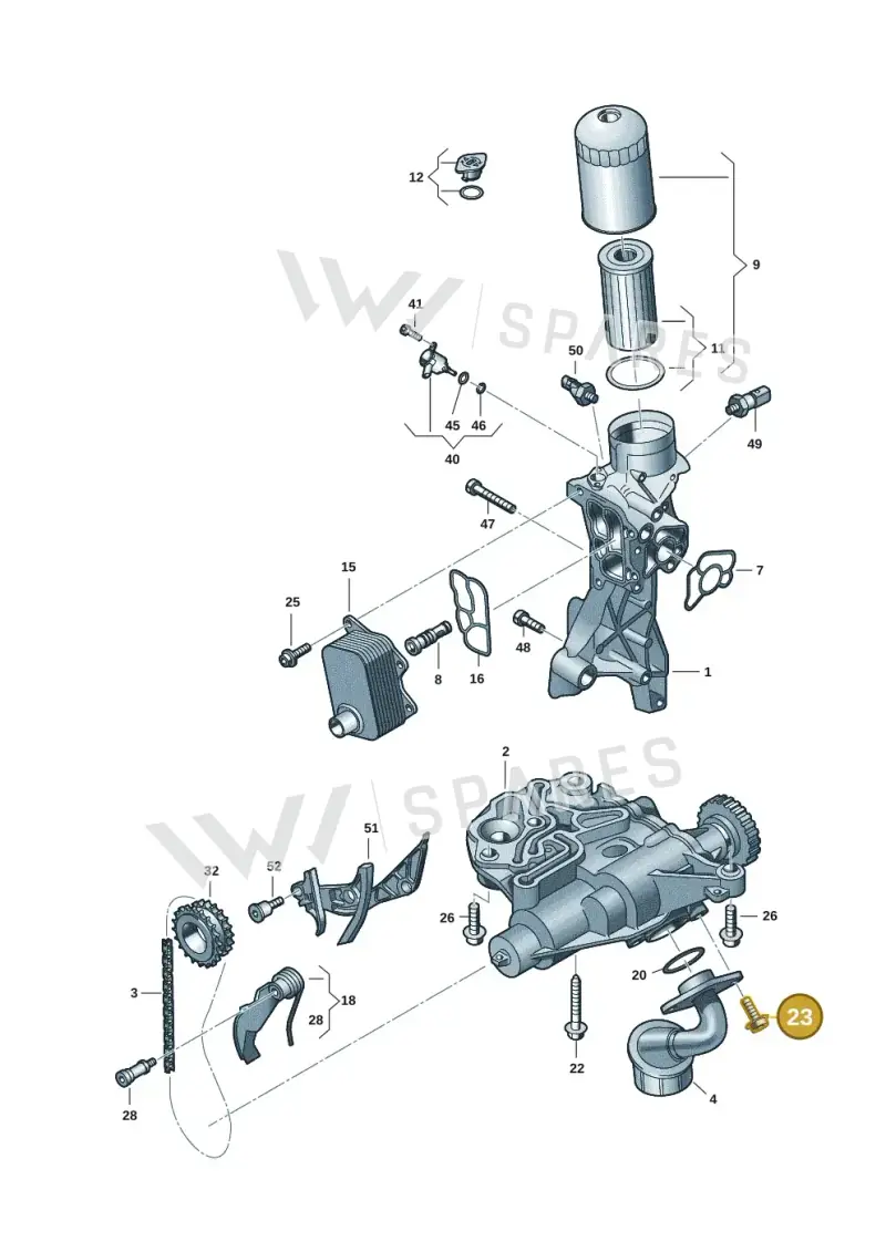 N10750001 Volkswagen Hexagon Bolt