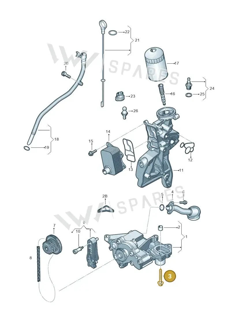 N90366101 Volkswagen Oval Hexagon Bolt