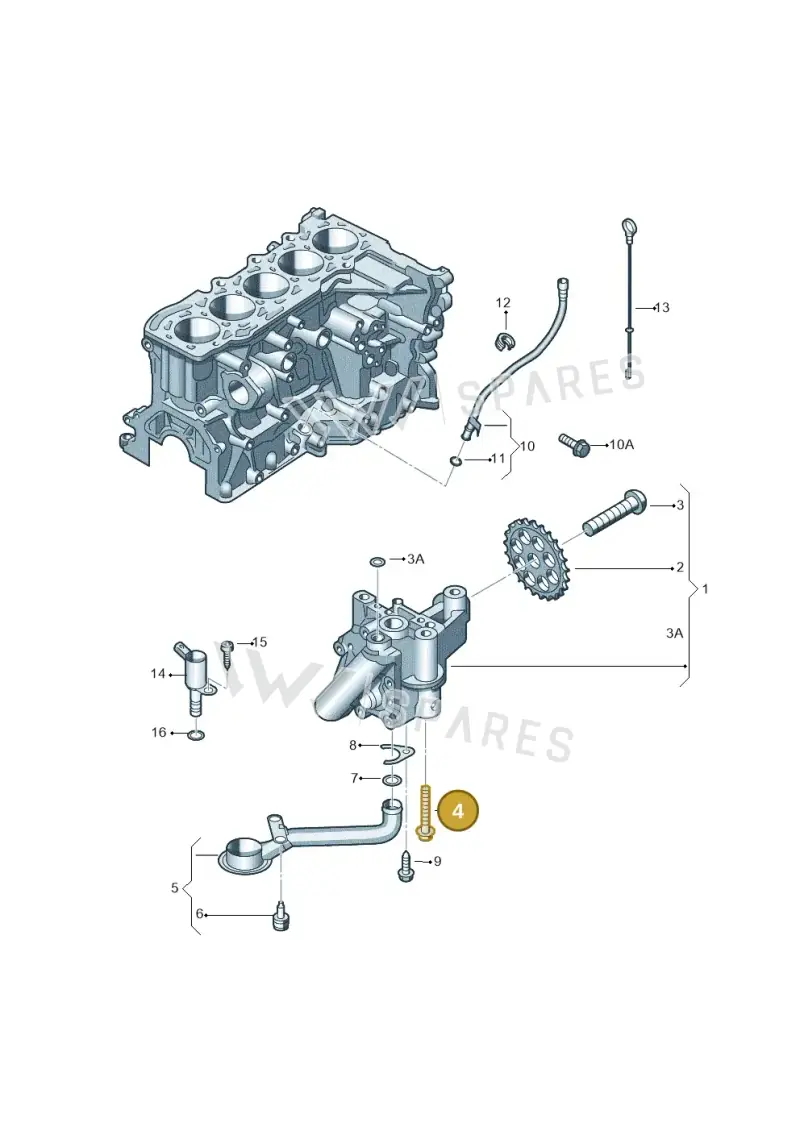 N91026702 Volkswagen Socket Head Collared Bolt