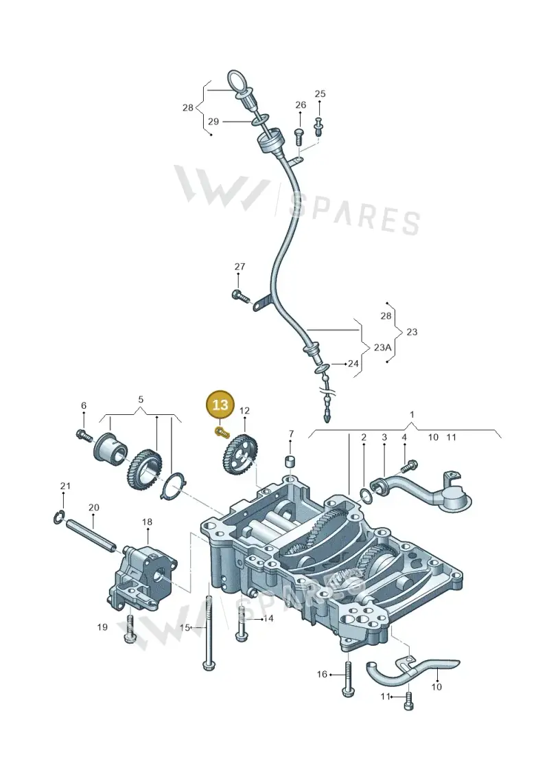 N91121301 Volkswagen Hexagon Head Bolt