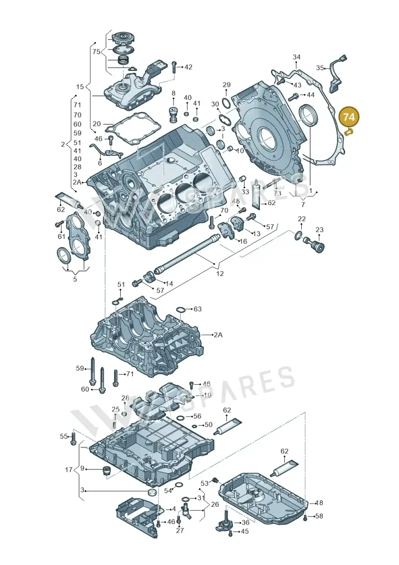 WHT000404 Volkswagen Collar Nut
