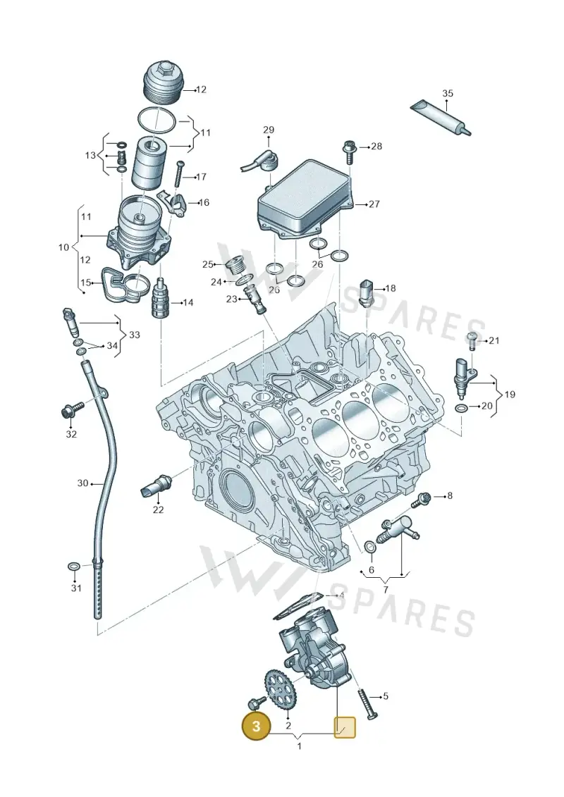 WHT008061 Volkswagen Oval Head Bolt