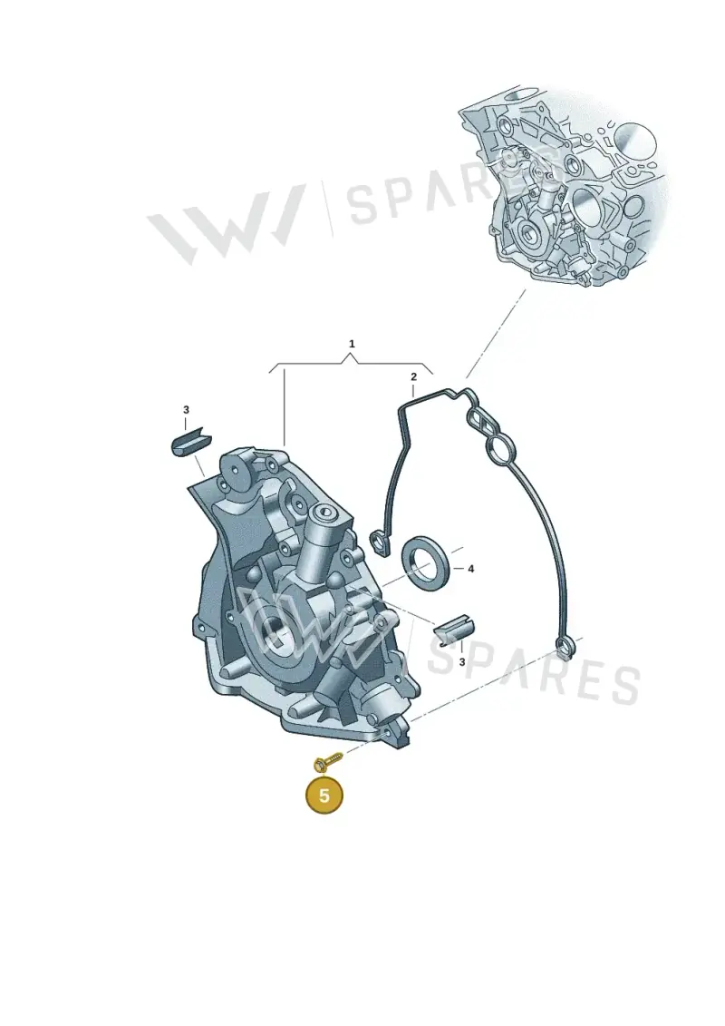 WHT010368 Volkswagen Engine Component Pin
