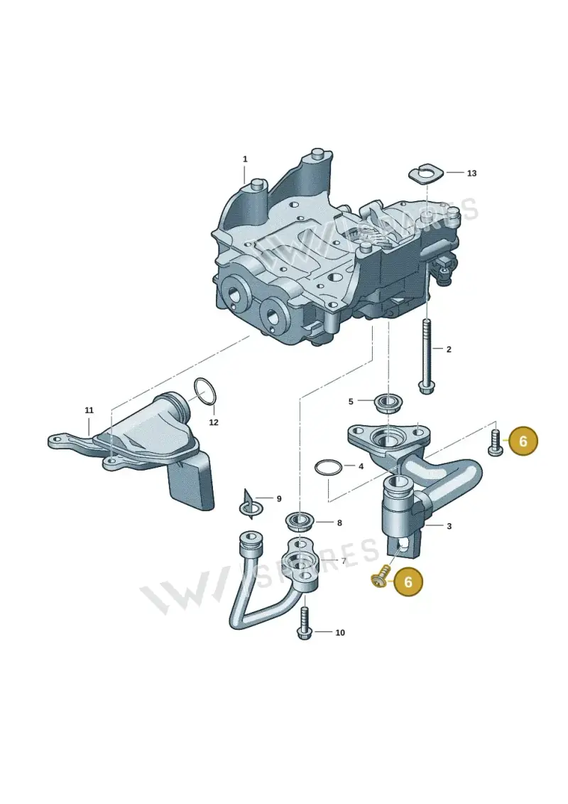 WHT010909 Volkswagen Pin