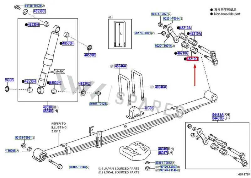 90385T0017 Toyota Bush