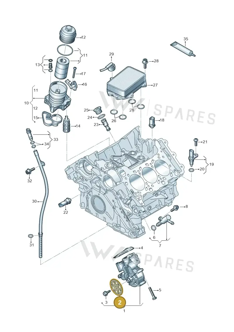 06M115121E Audi Chain Sprocket