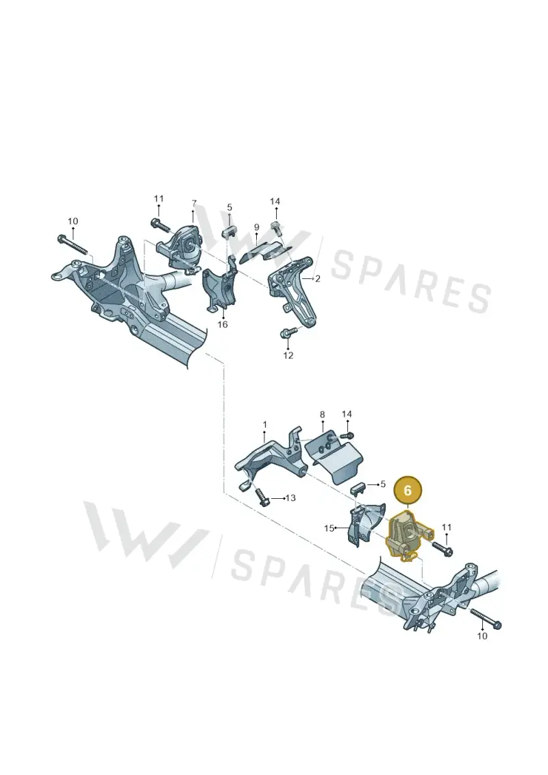 4G0199381ML Audi Hydro-Mounting