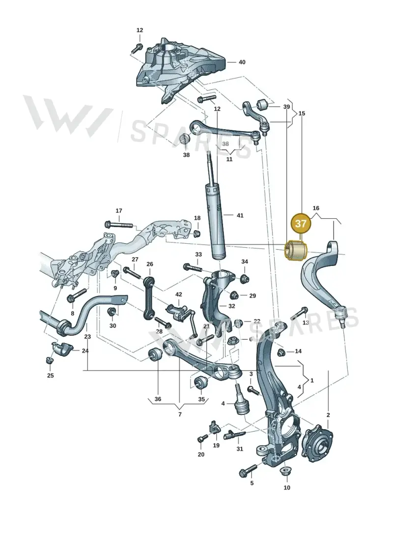 4K0407183A Audi Hydro-Mounting