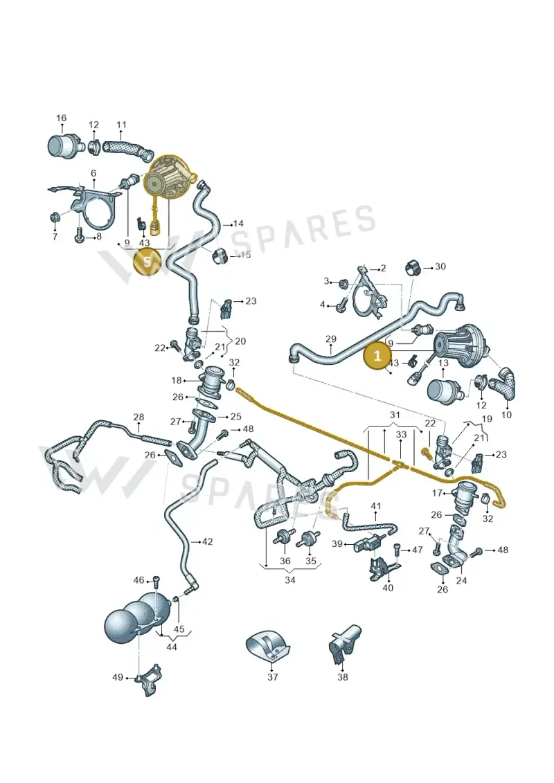 4S0906601B Audi Secondary Air Pump