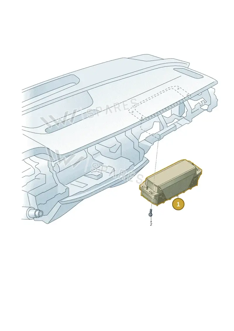 8W0880204M Audi Airbag Unit