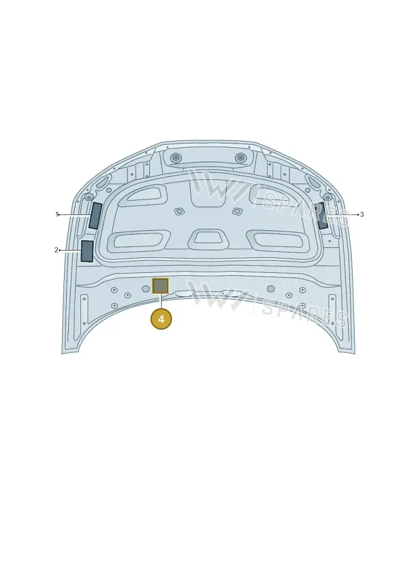 8W9010508 Audi Data Plate