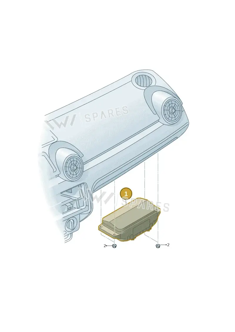 8X0880204B Audi Airbag Unit