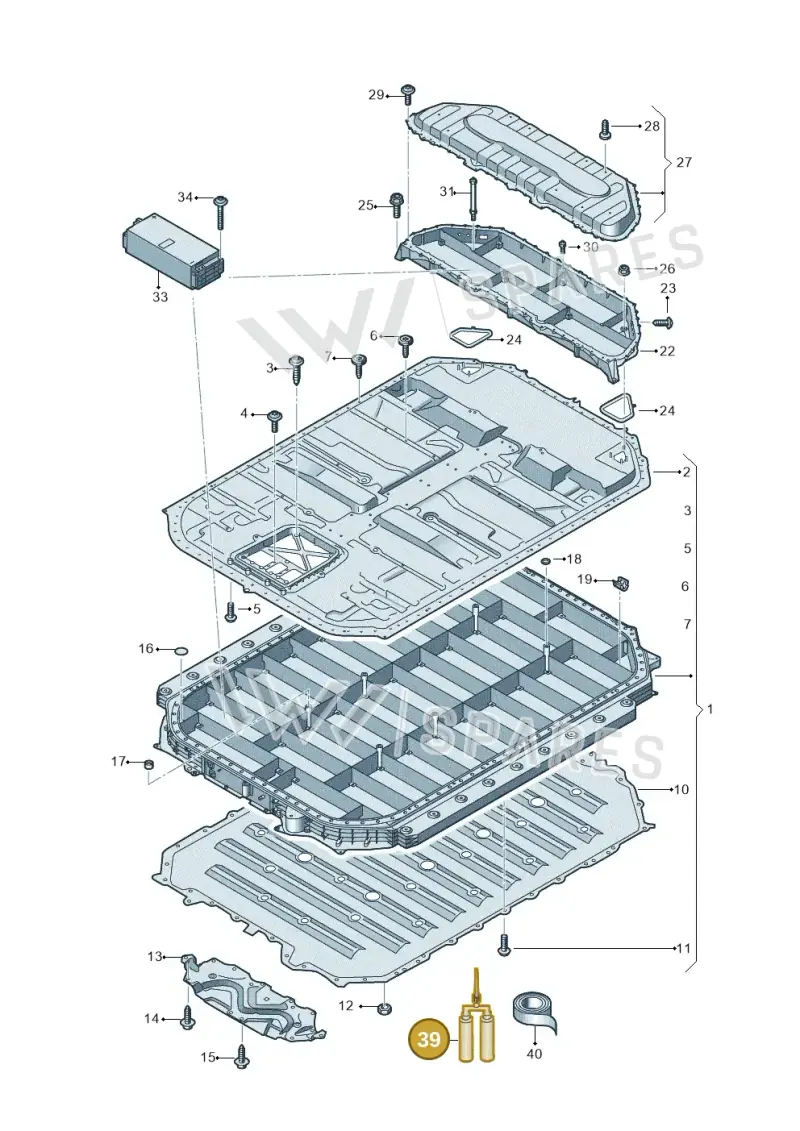 DG00020M2 Audi 2K Heat-Conducting Paste