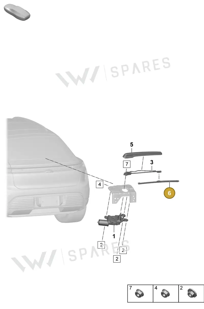 95C955427 Porsche Wiper Blade