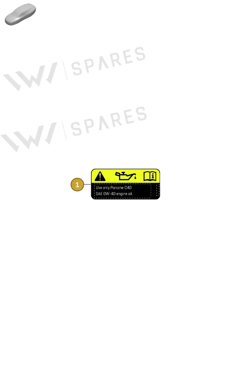 971010536AN Porsche Sticker