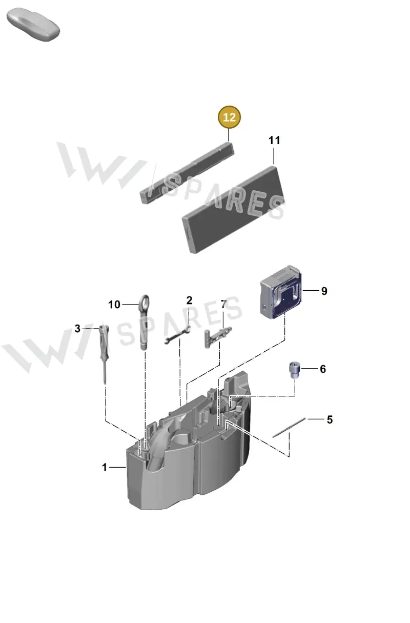 971860251 Porsche Warning Triangle