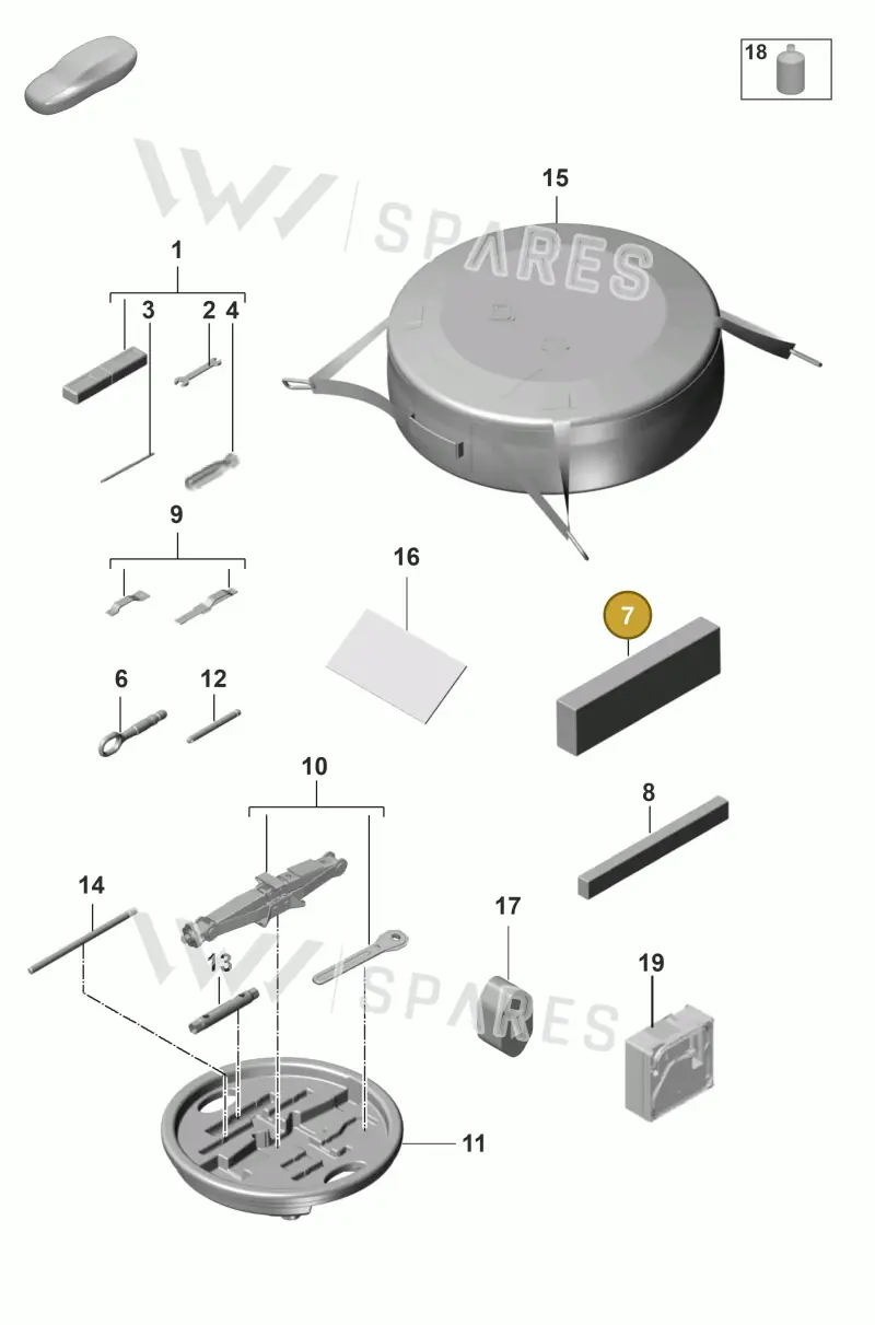 971860258A Porsche First Aid Kit